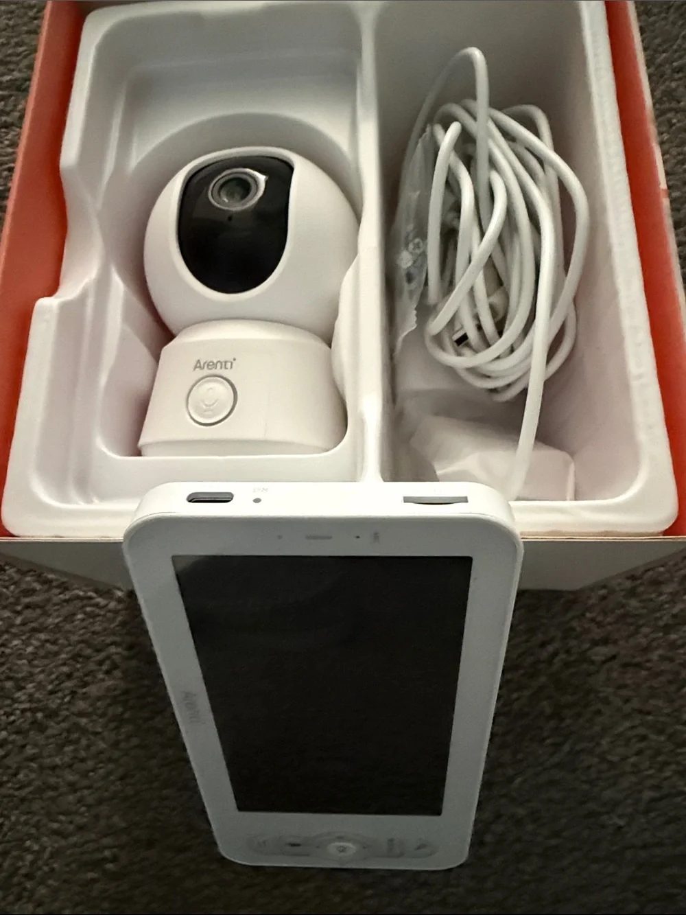 Arenti Nanny BC12S Kit Baby Monitor - White-New in the Box!